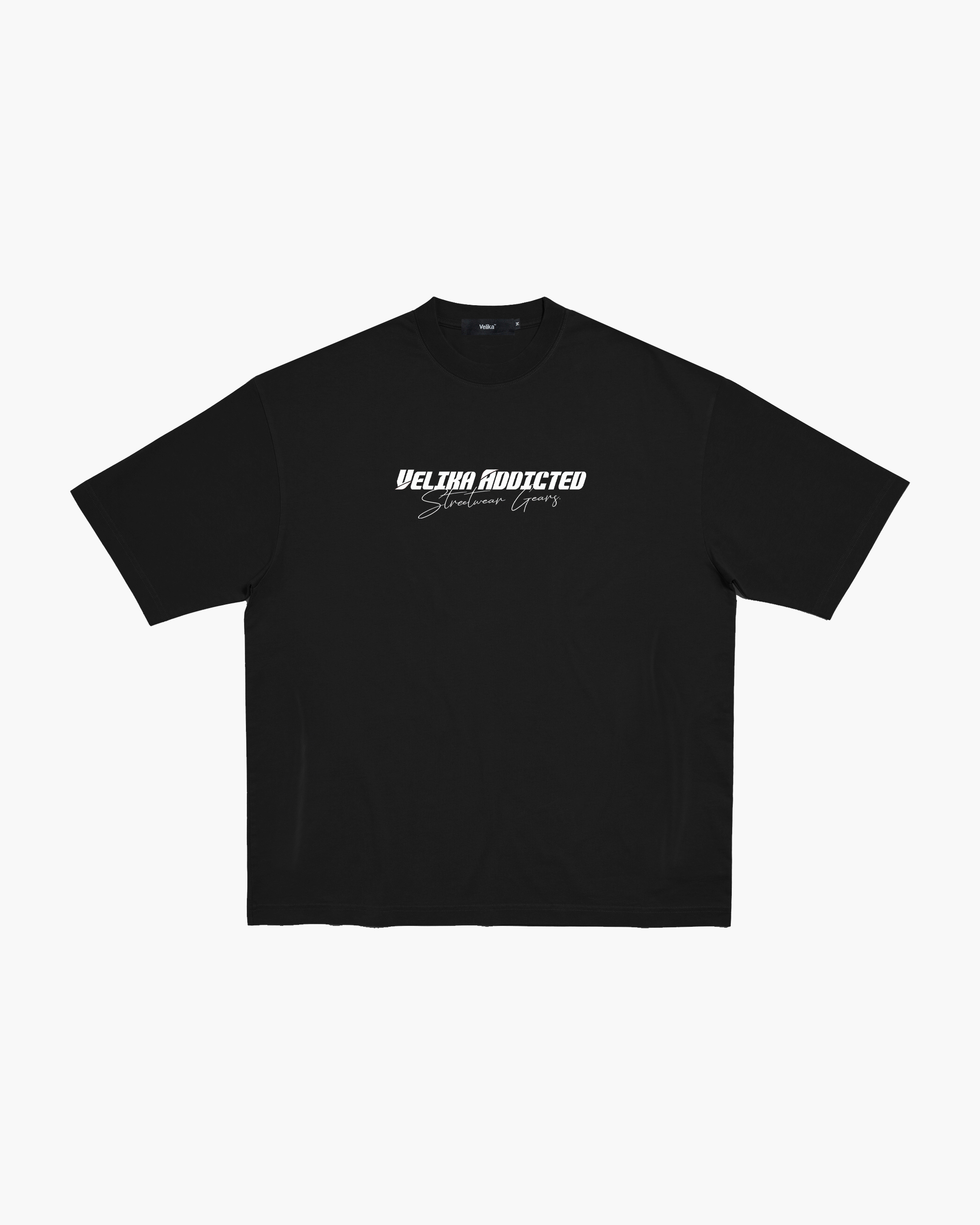 “GEARS” Oversize T-Shirt [Black] – Velika Clothing